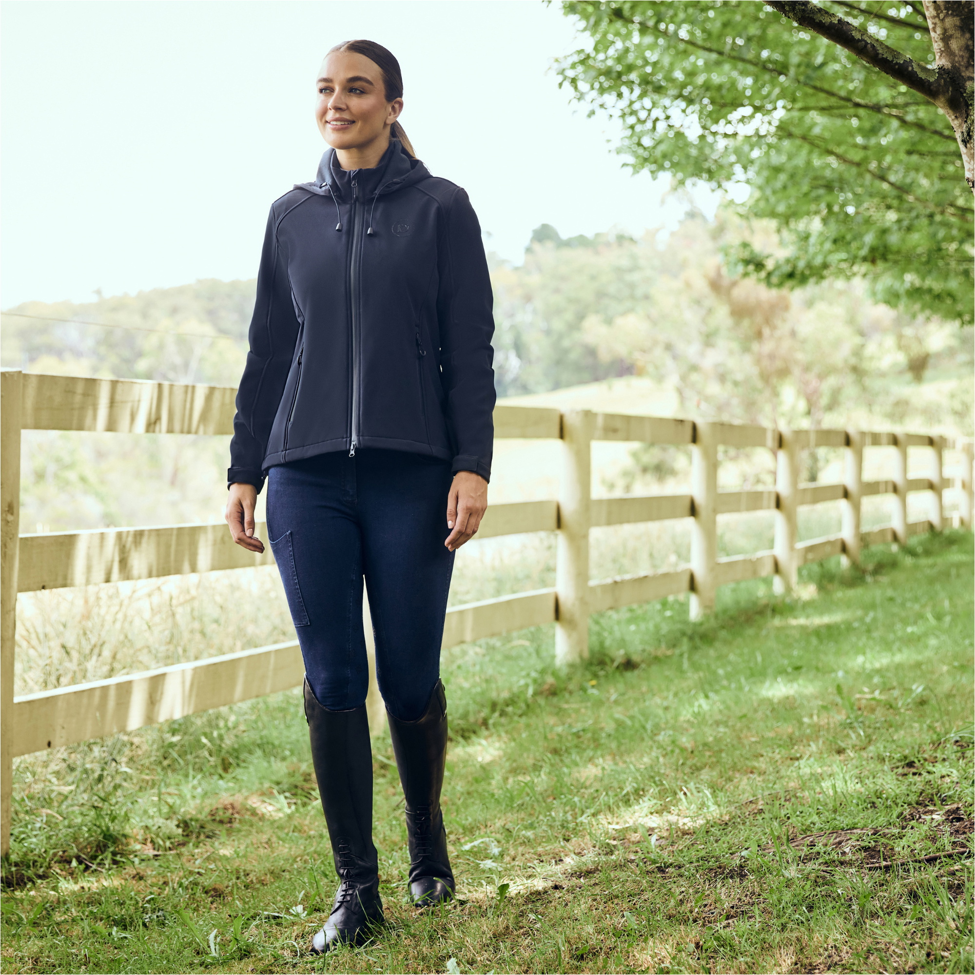 2025 Dublin Womens Bonded Jacket 1027704 - Navy
